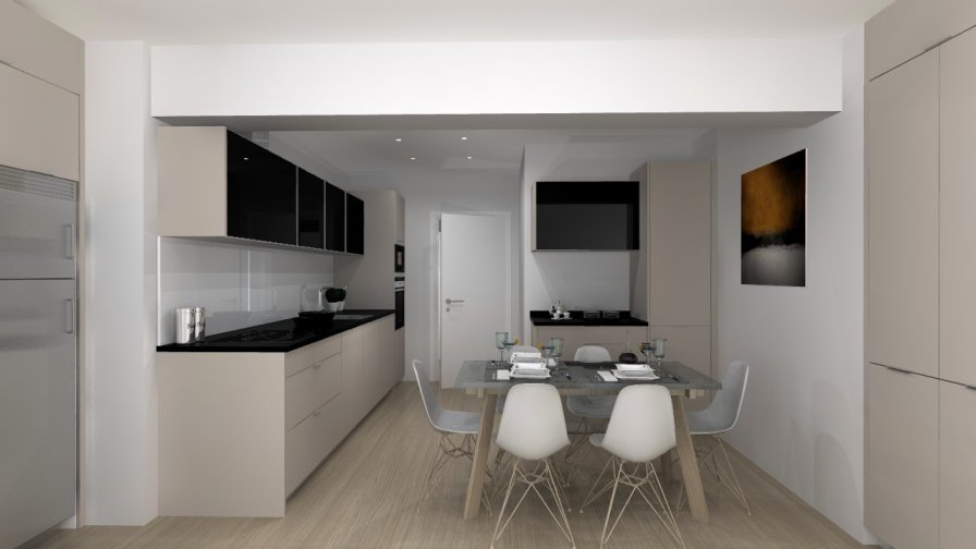 Madrid | Cocina Santos | Modelo Seda | Encimera Granito