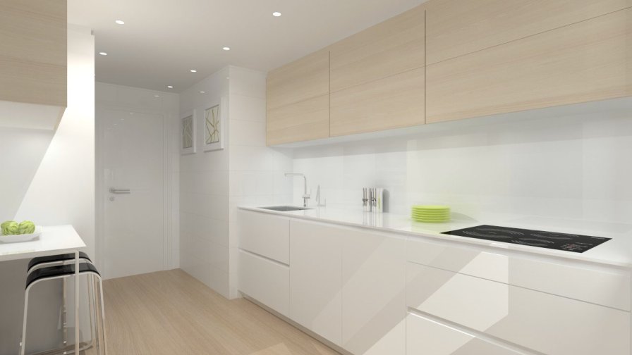 Madrid | Cocina Santos | Modelo Line E | Encimera Silestone