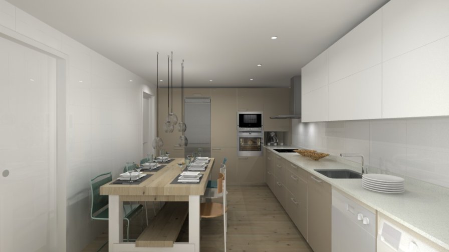 Aravaca | Cocinas Santos | Modelo Ariane 2 | Encimera Compac