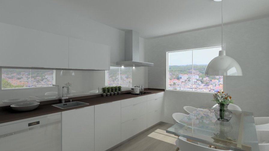 Madrid | Cocina Santos | Modelo Ariane| Encimera Silestone