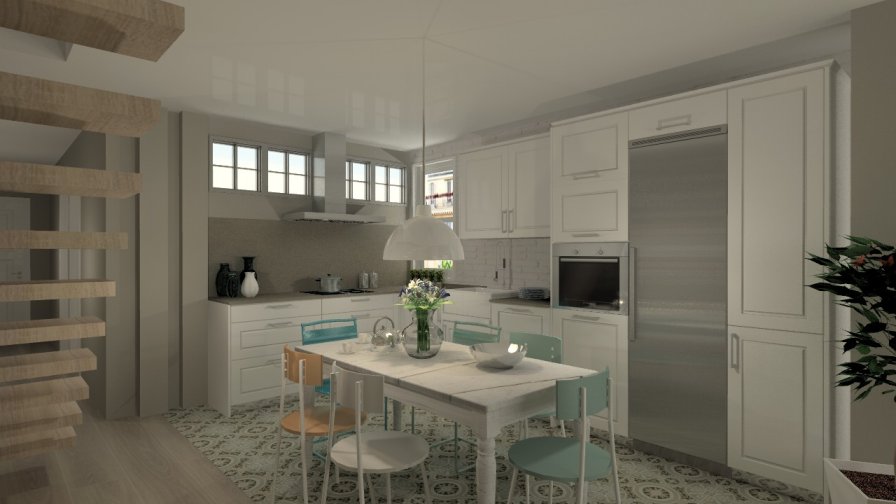 Aravaca | Cocinas Santos | Modelo Época | Encimera Silestone