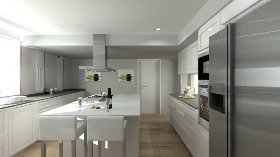 Las Rozas | Cocina Santos | Modelo Época | Encimera Silestone