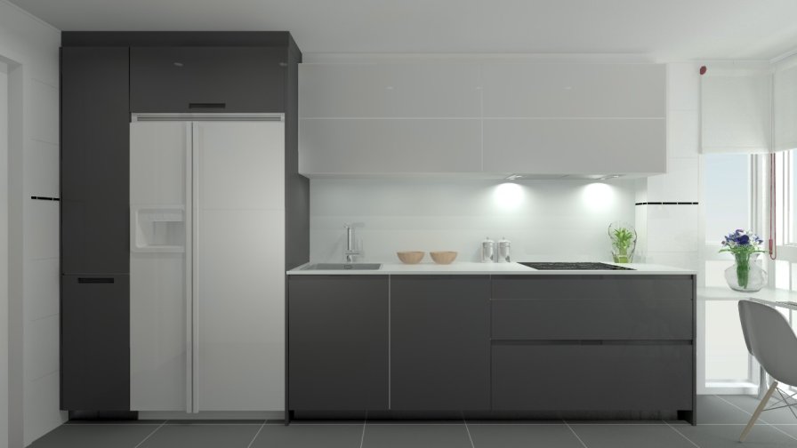 Madrid | Cocina Santos | Modelo Intra | Encimera Silestone