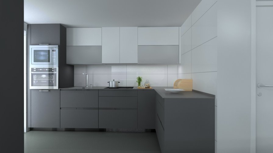 Madrid | Cocina Santos | Modelo Intra | Encimera Neolith