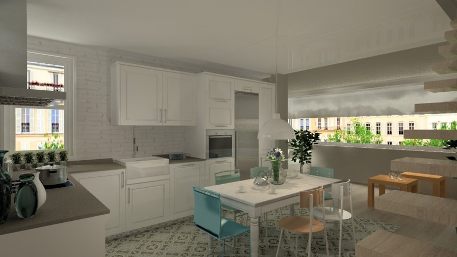 Madrid | Cocina Santos | Modelo Epoca | Encimera Silestone