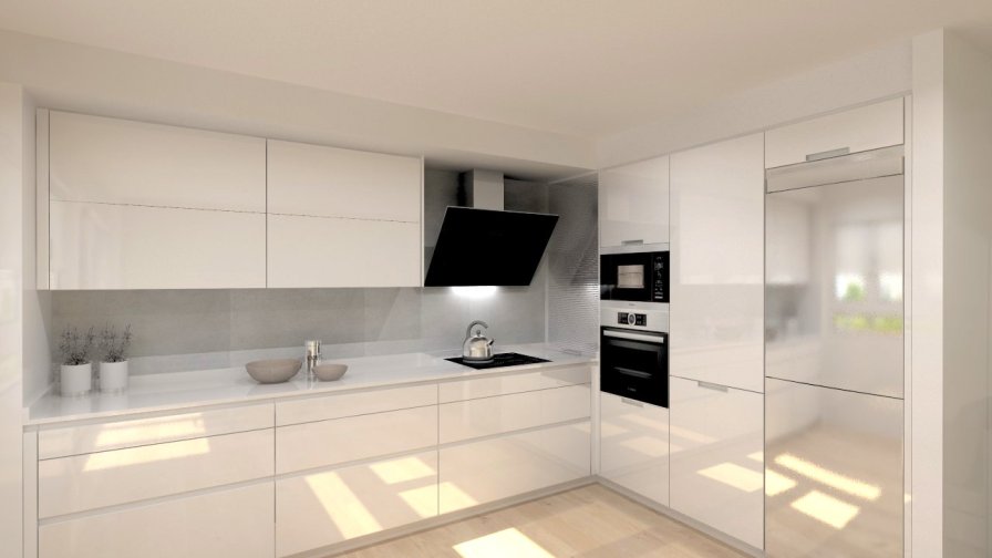 Una cocina luminosa y actual