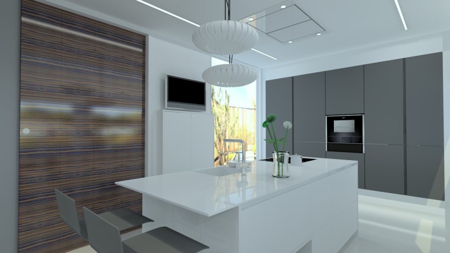 La tendencia de las cocinas blancas y grises