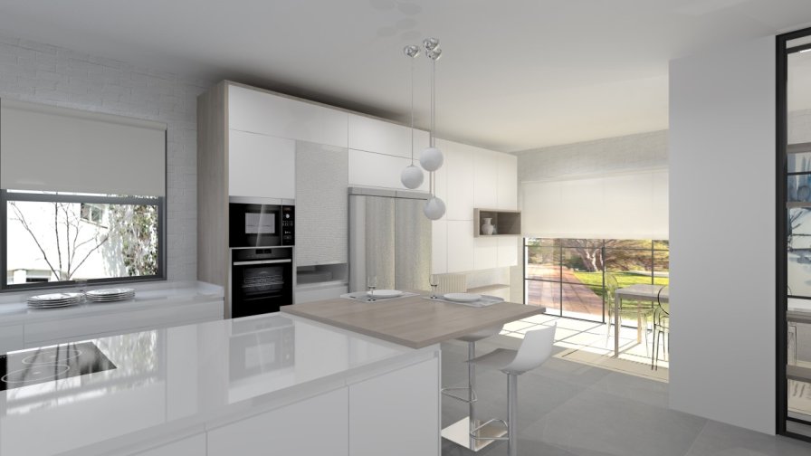 Una cocina de inspiración nórdica 