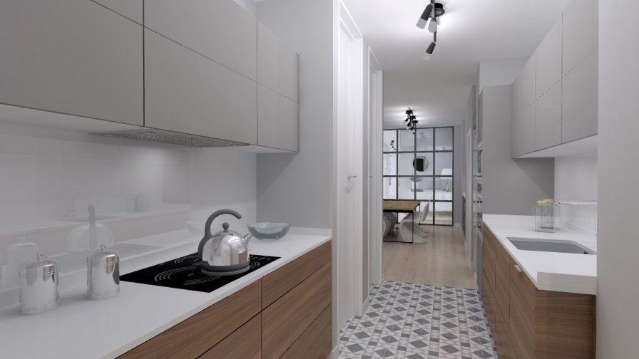 Una cocina moderna y evocadora