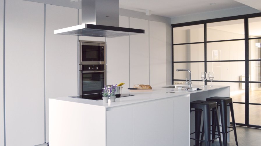 Elegancia en una cocina de estilo industrial