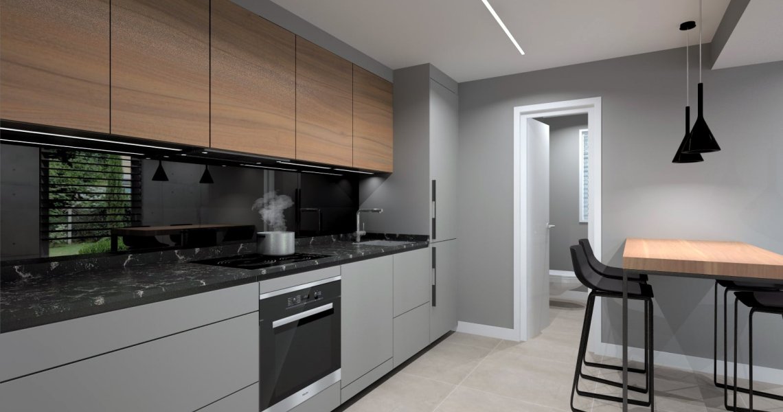 Cocina Moderna funcional y versátil | Docrys & DC