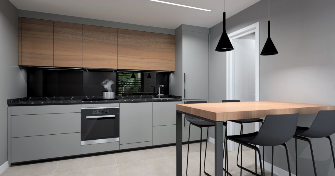 Cocina Moderna funcional y versátil | Docrys & DC