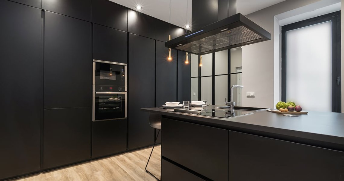 Cocina Santos Negra | Docrys & DC