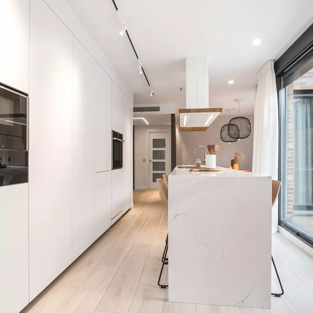 Cocina Santos blanca