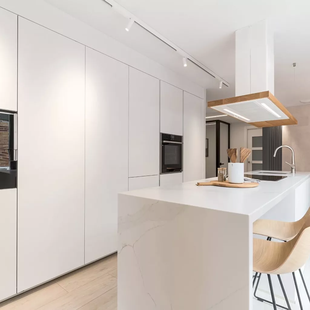 Frente columnas cocina