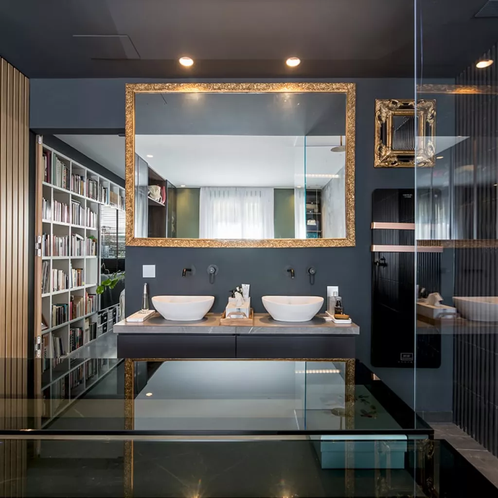 Baño integrado en dormitorio