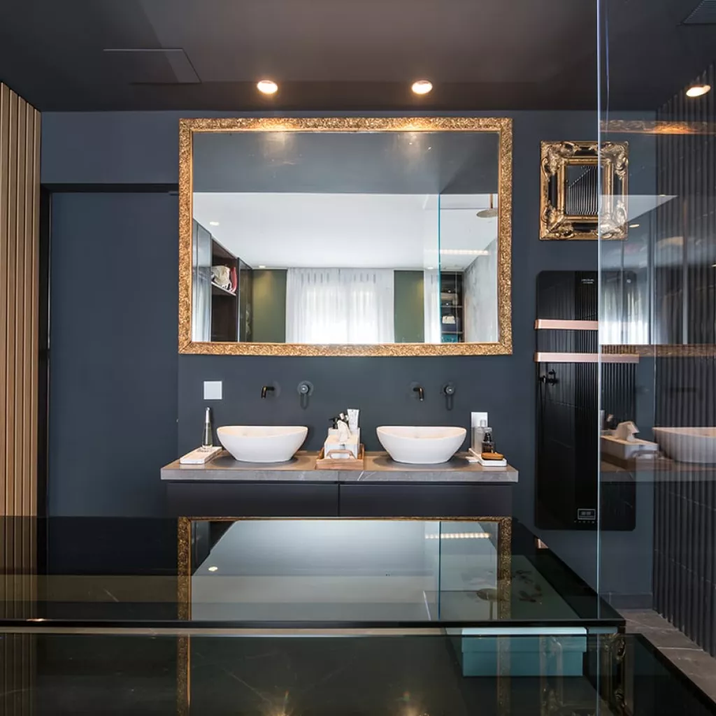 vista baño desde dormitorio