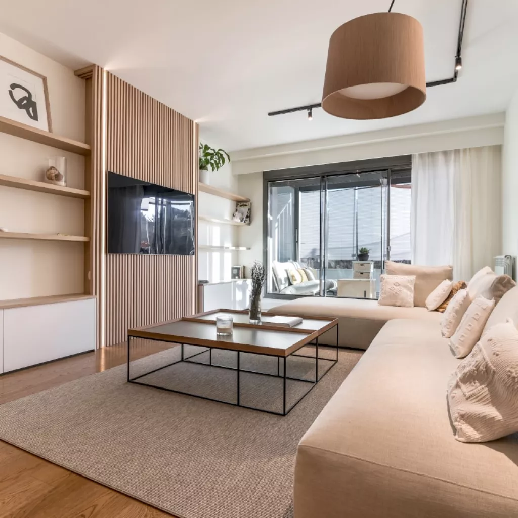 Mueble bajo Santos en salón