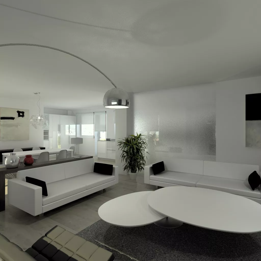 Aravaca | Cocina Santos | Modelo Intra Laca Brillo | Encimera Granito