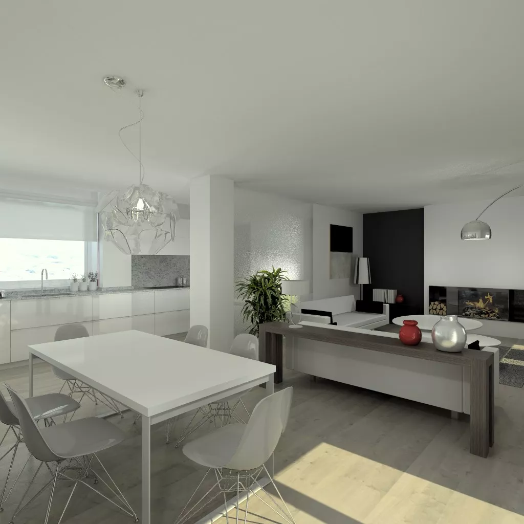 Aravaca | Cocina Santos | Modelo Intra Laca Brillo | Encimera Granito