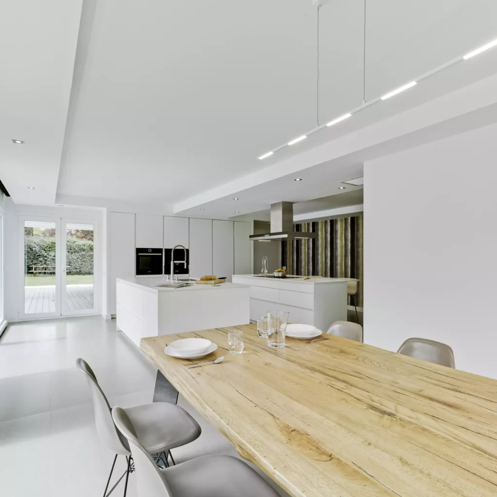 Disfrutar de una cocina luminosa, estética y relajante