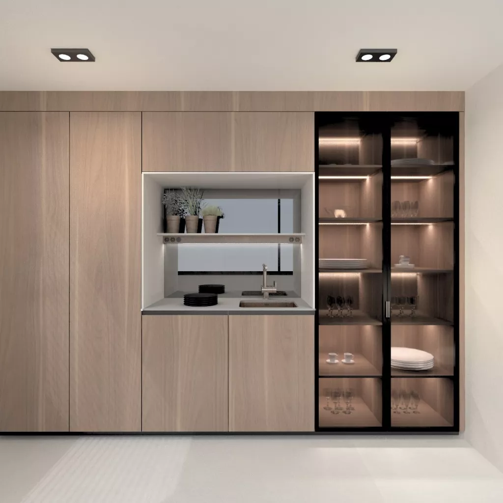 Cocina Santos Nogal Americano