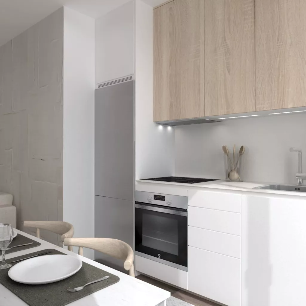 Cocina Santos Pequeña Moderna