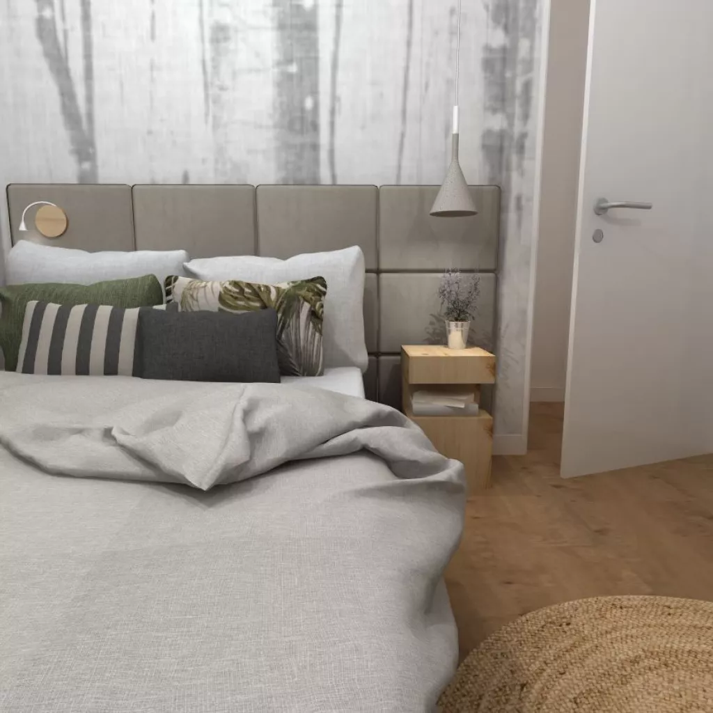 Un dormitorio muy especial en tonos cálidos