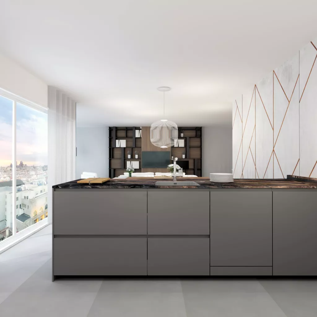 Cocina Santos Gris Antracita