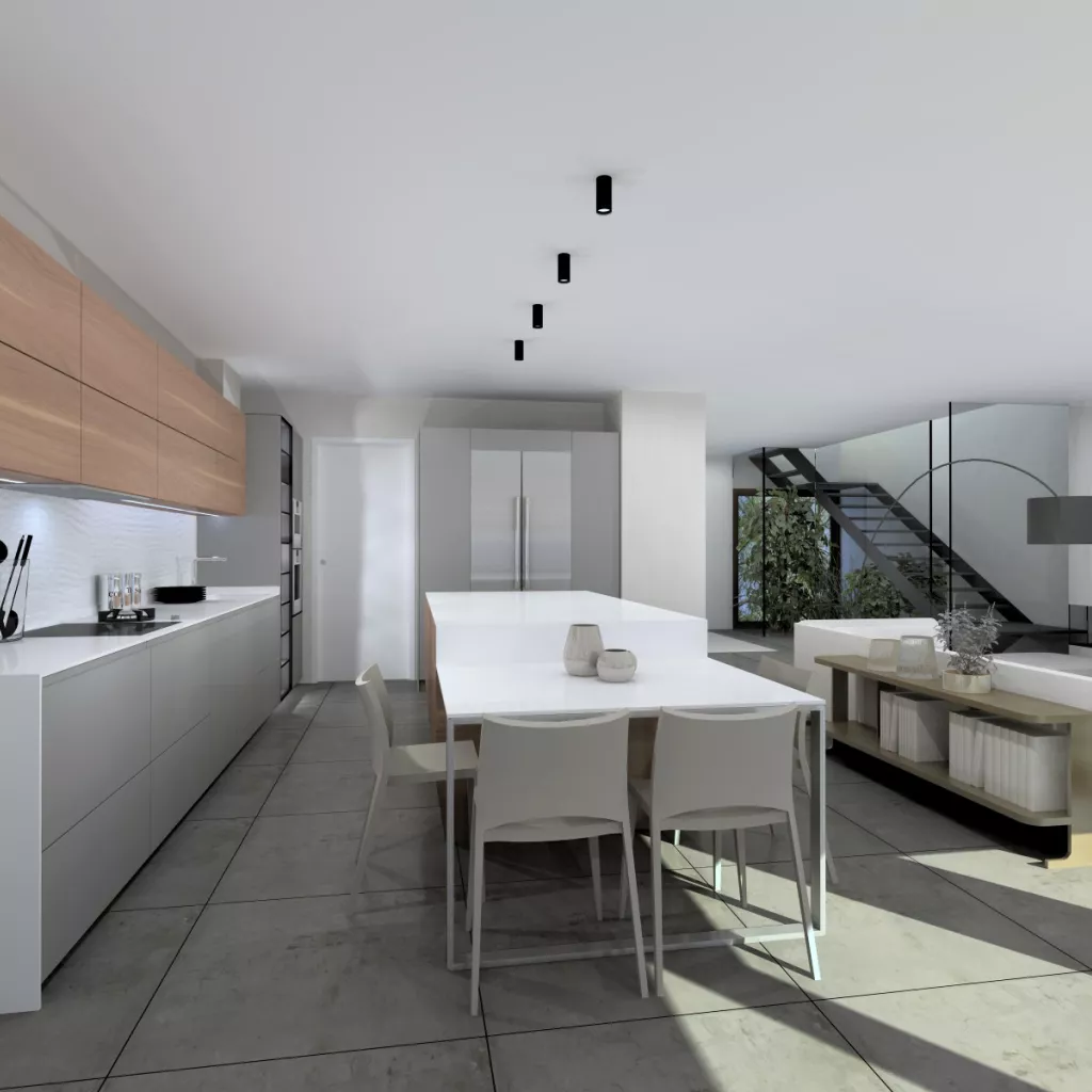 Cocina abierta al salón