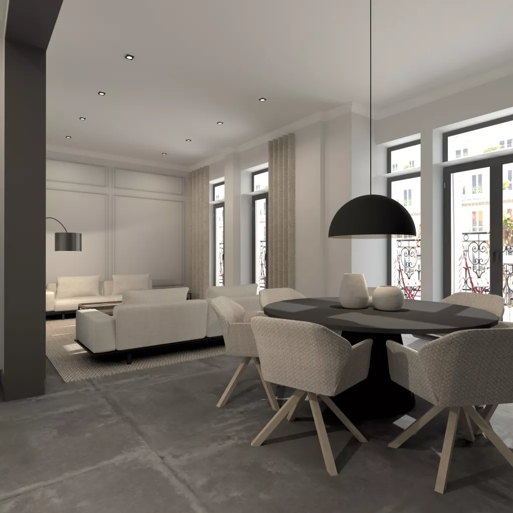 Cocina Santos, Salón y Comedor