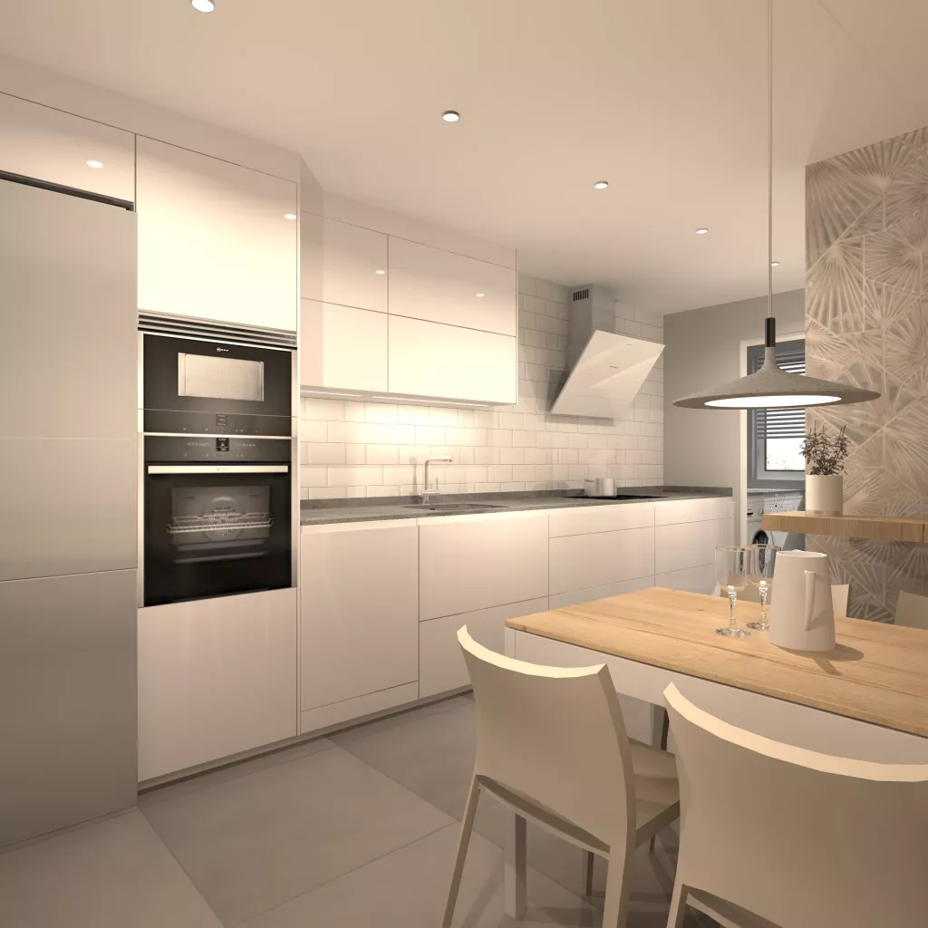 Cocina Santos Blanca en Paralelo