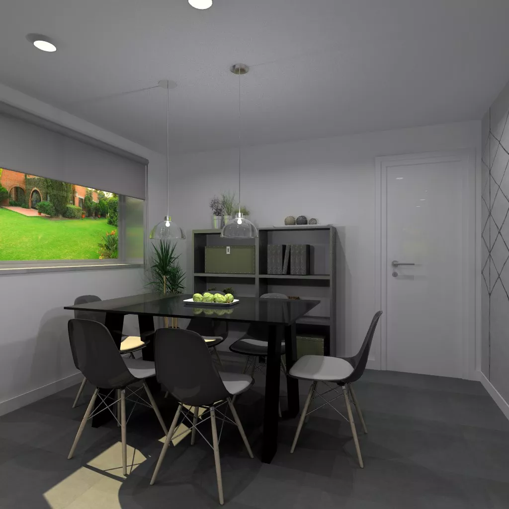 Aravaca | Cocina Santos | Modelo Line y  Minos Estratificado Blanco Seff | Encimera Silestone Marengo