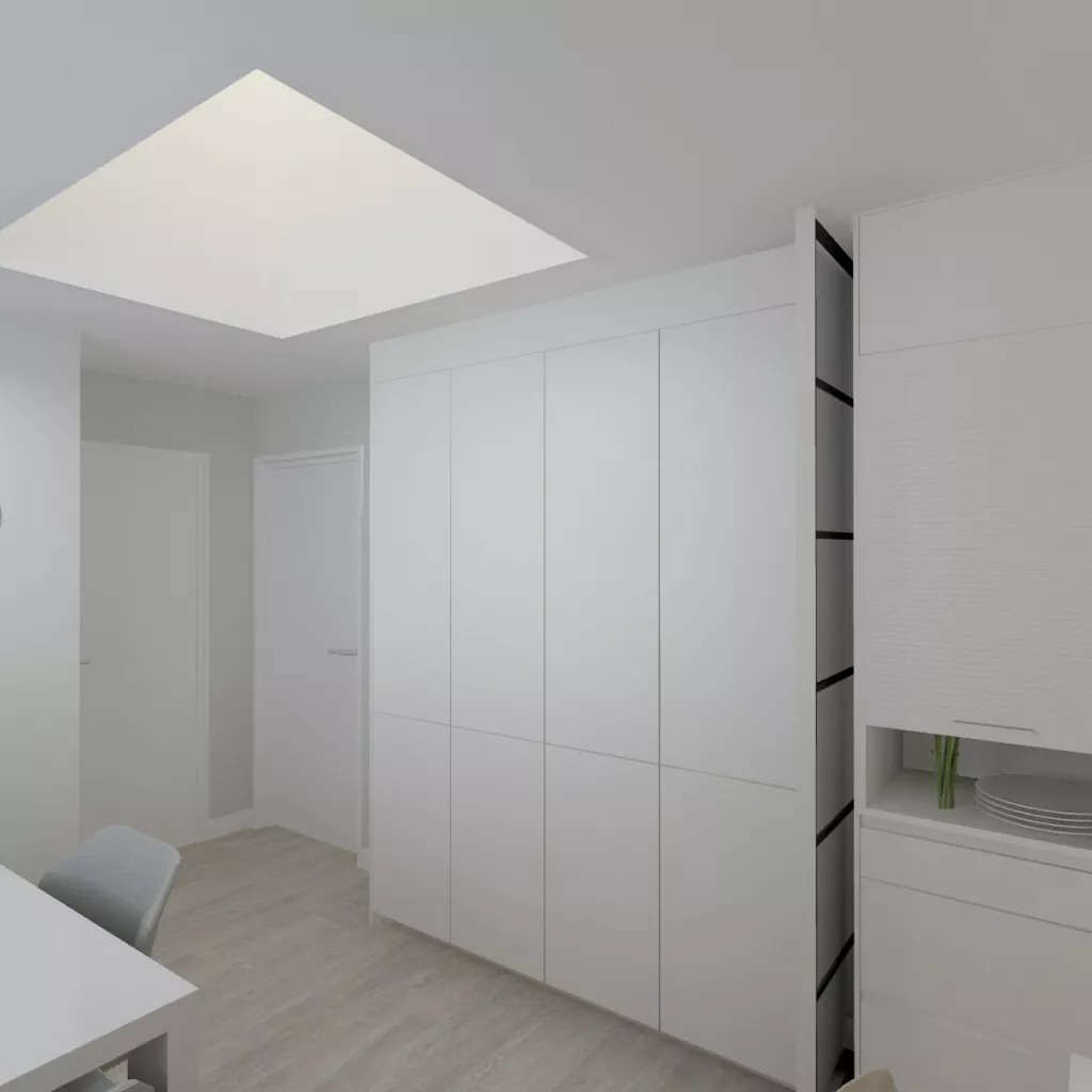 Columnas Cocina Santos Blanca 