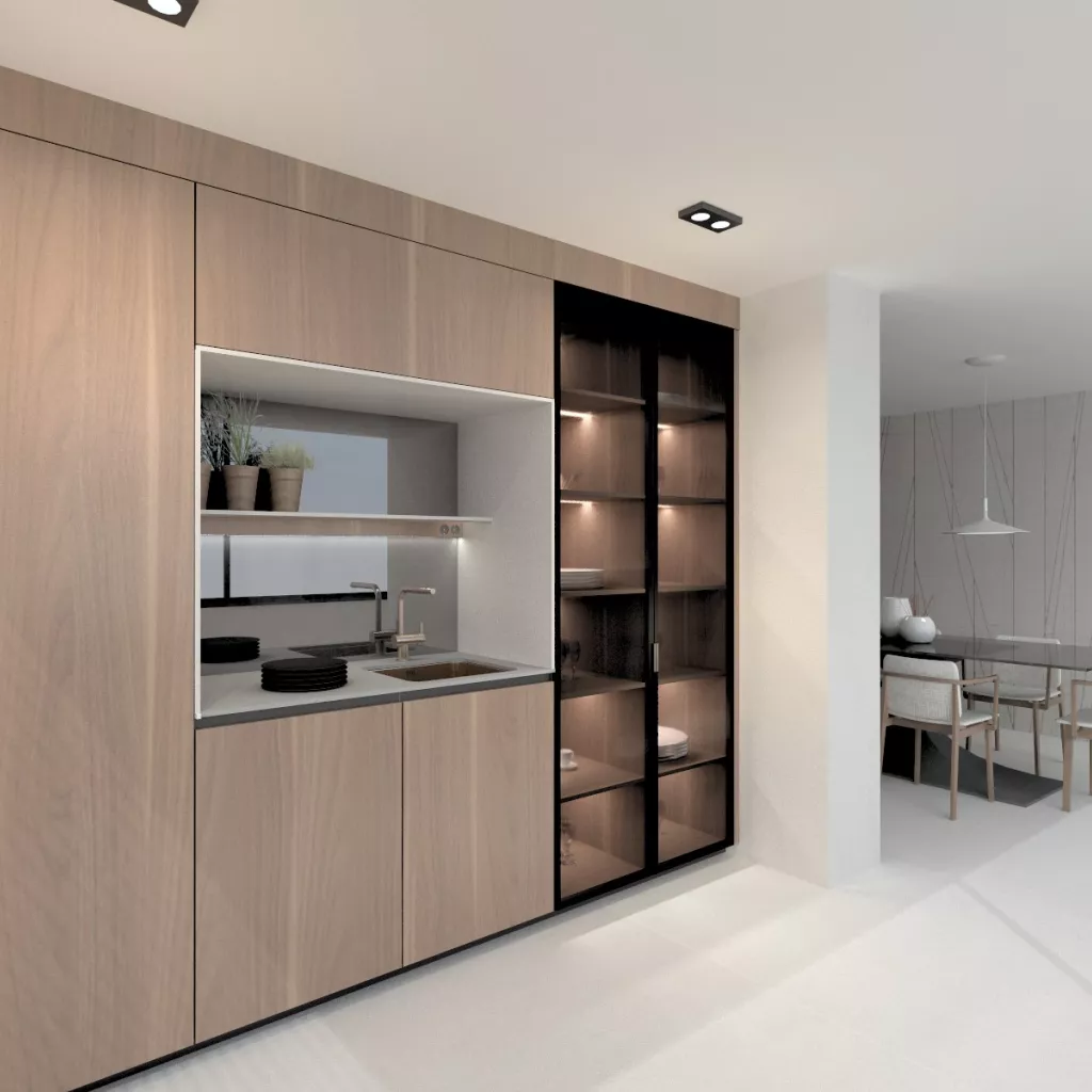 Cocina Santos Nogal Americano