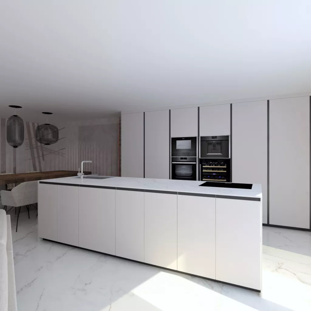 Cocina abierta al salón