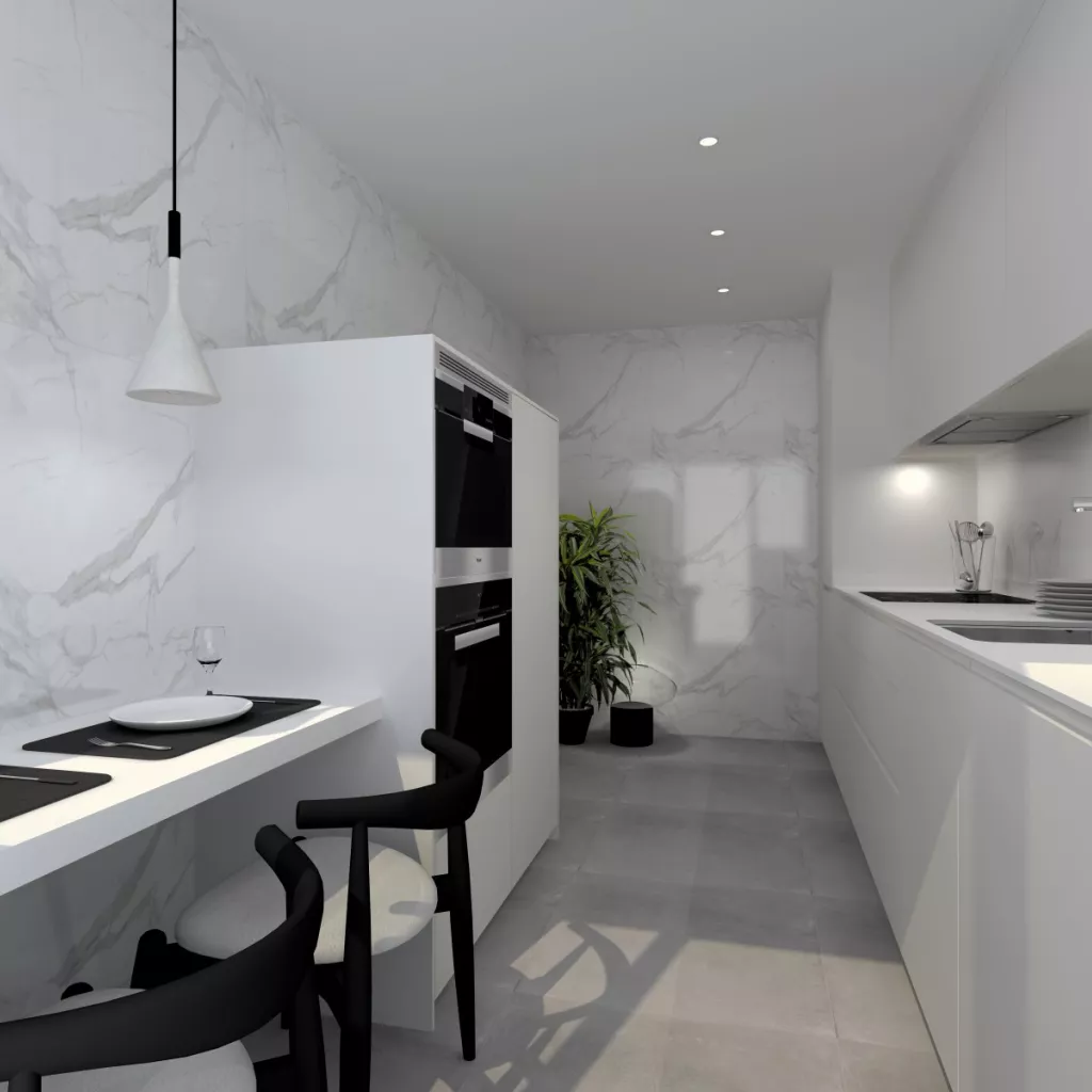 Cocina santos el blanco y el negro nunca fallan