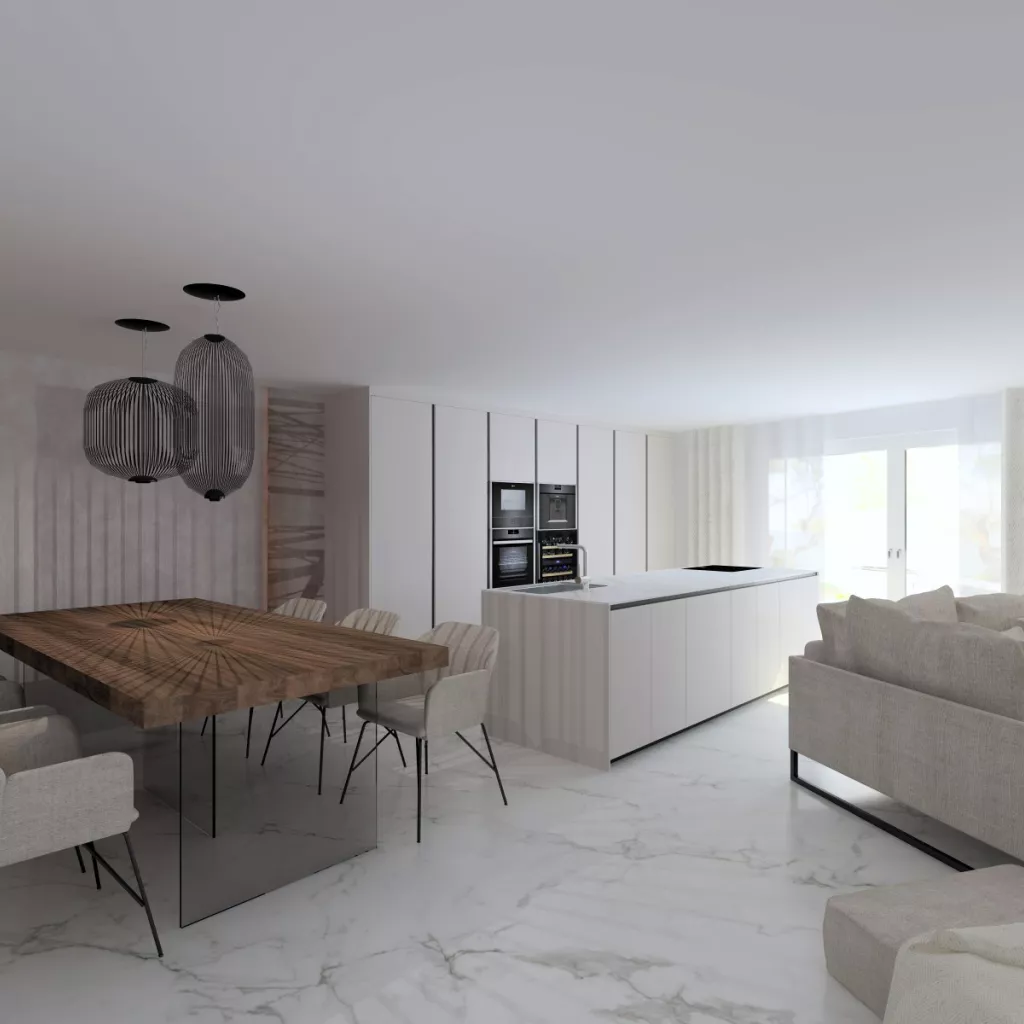 Cocina abierta al salón