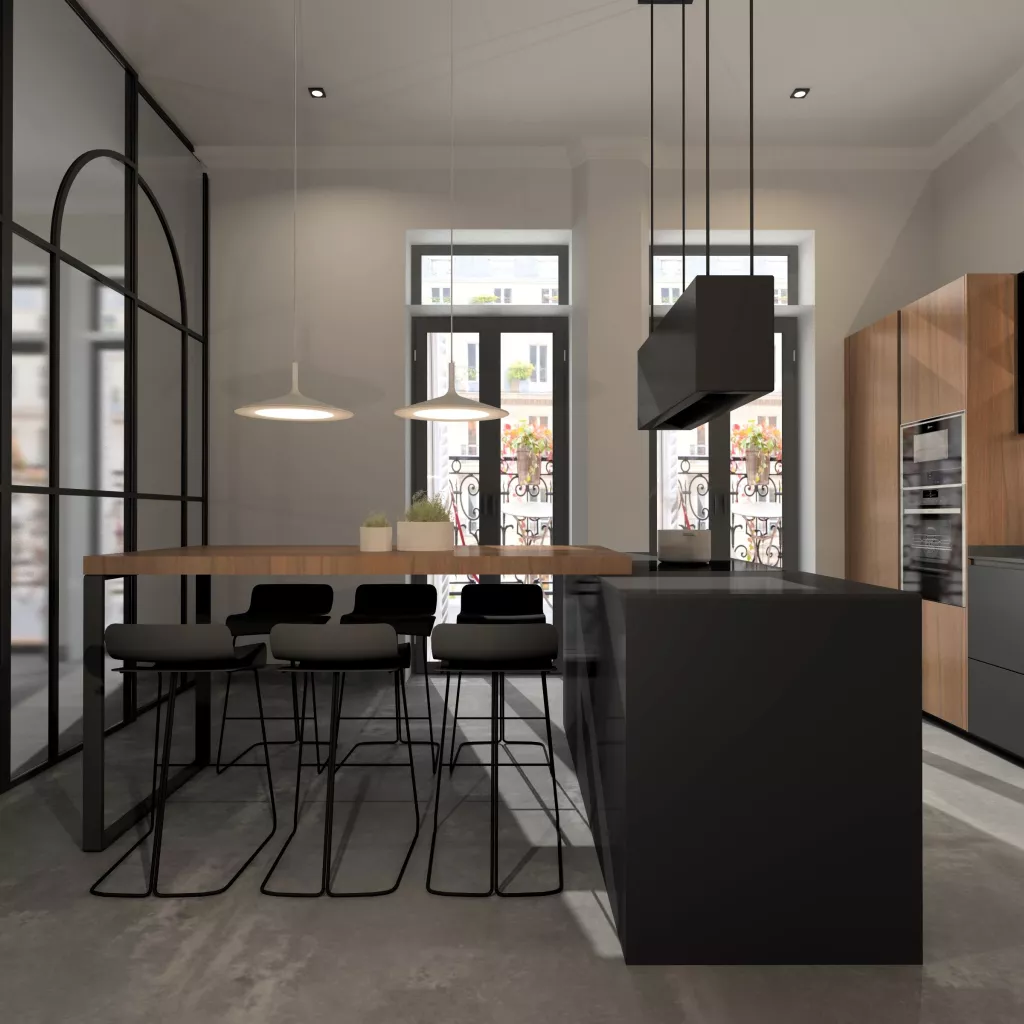 Cocina Santos, Salón y Comedor