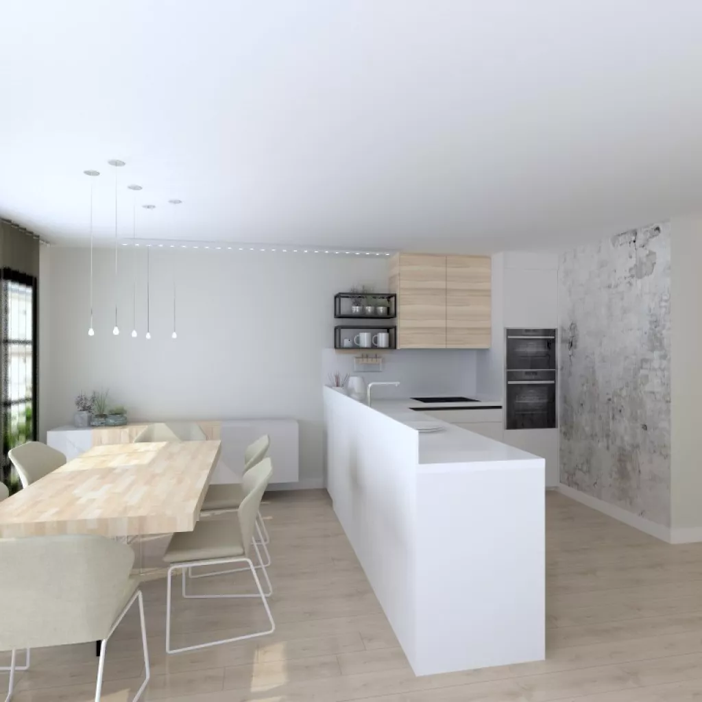 Cocina Santos Plataforma E de Laca Seda Mate