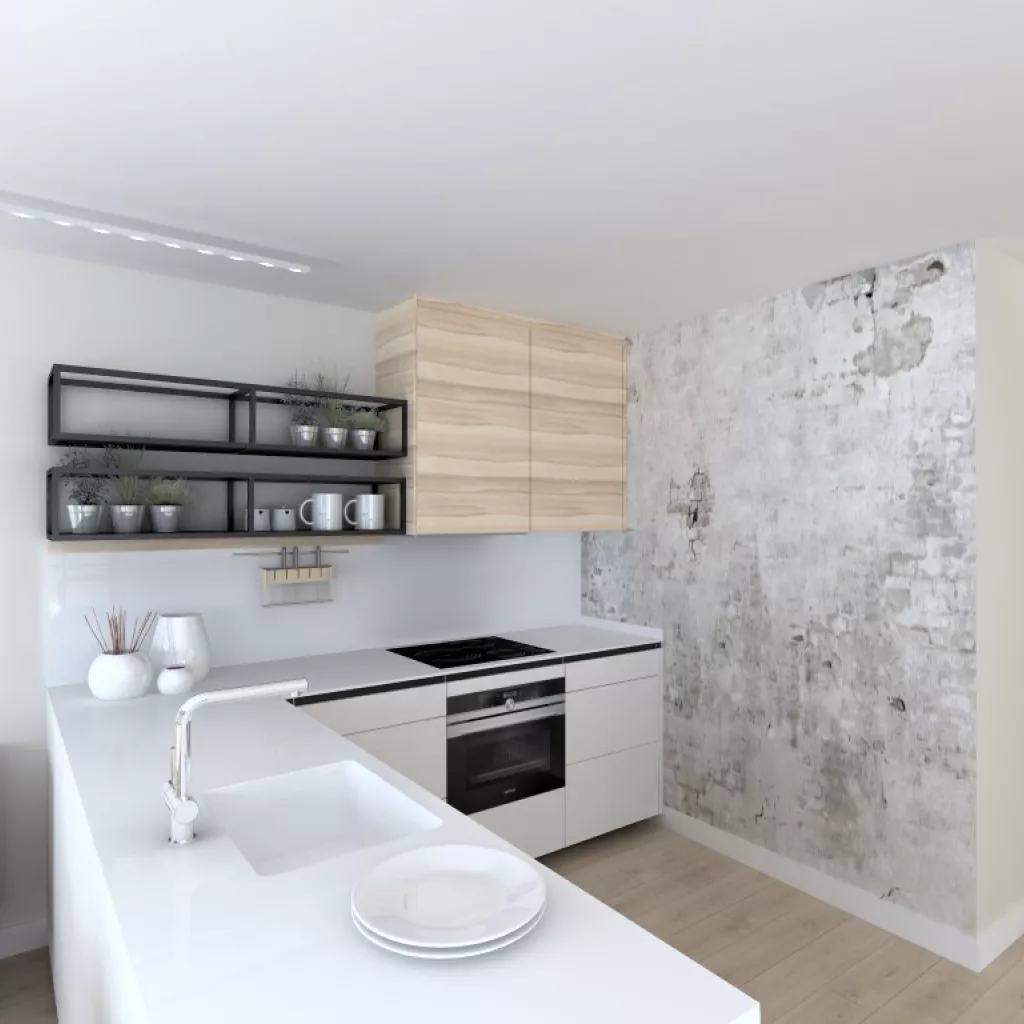 Cocina Santos Plataforma E de Laca Seda Mate