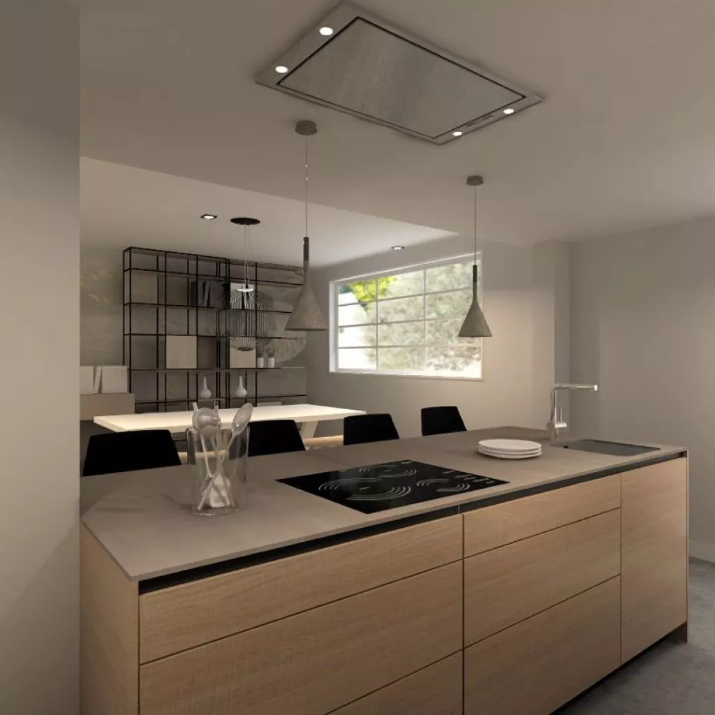 Cocina Santos Cashmere con Isla