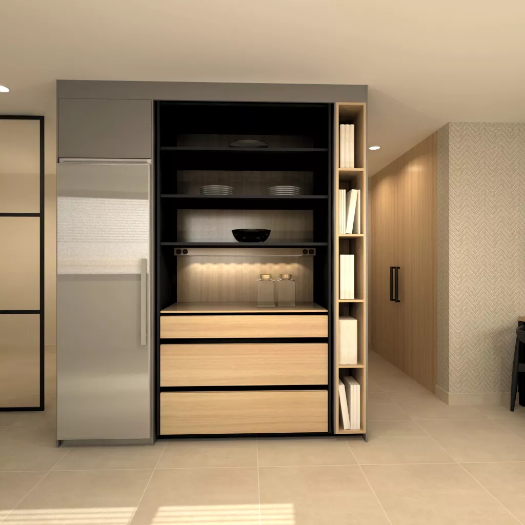 Cocina Santos Madera en Paralelo