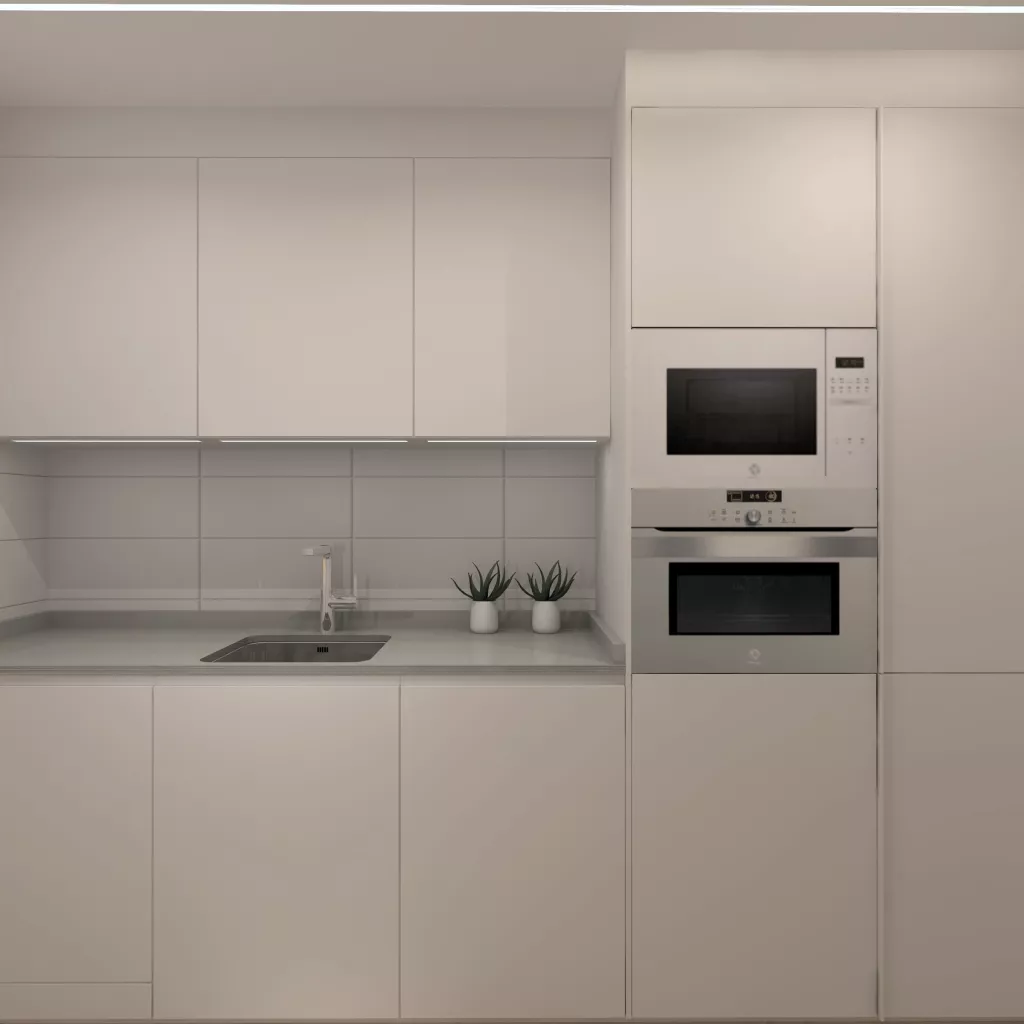 Cocinas blancas en Madrid