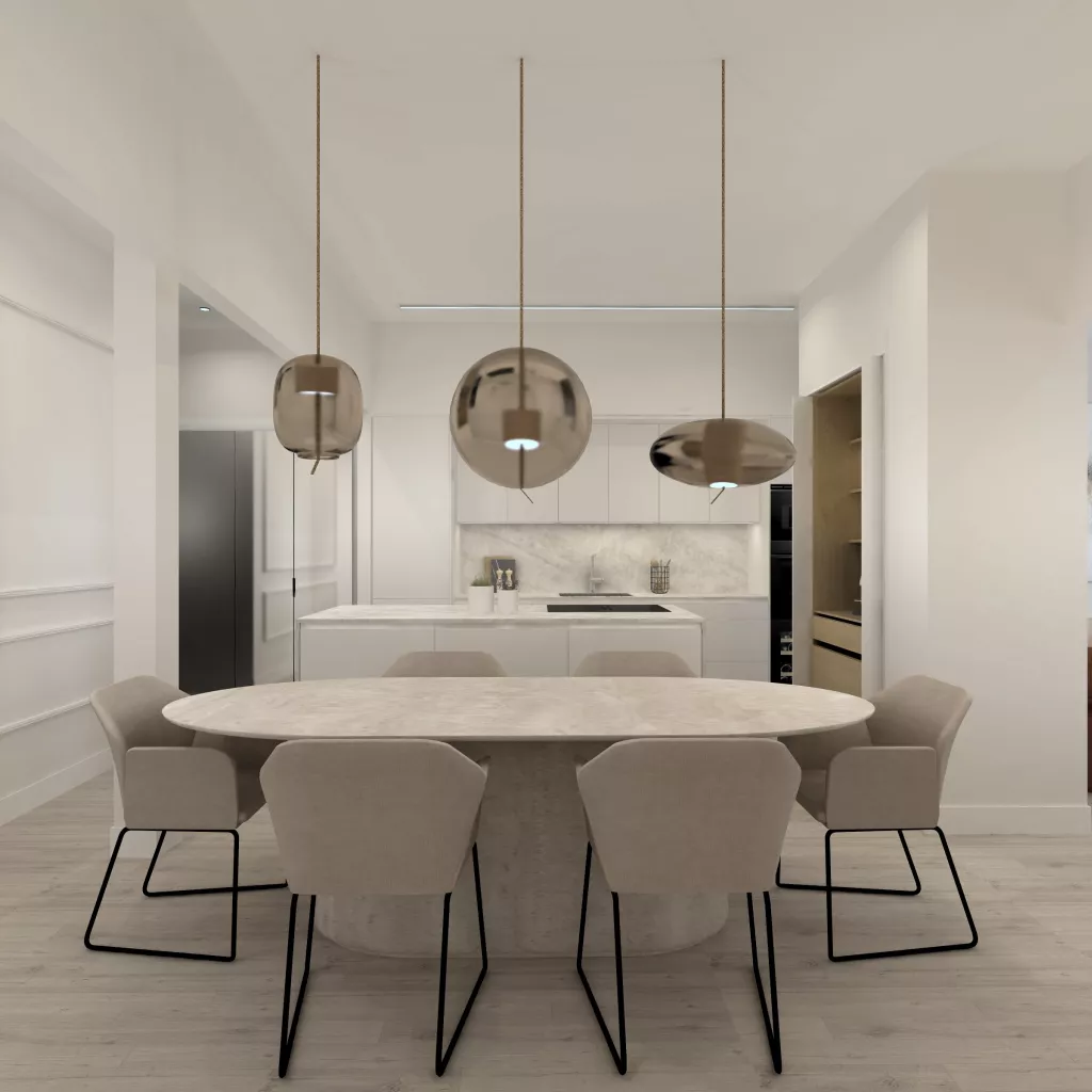 Cocina abierta al salón