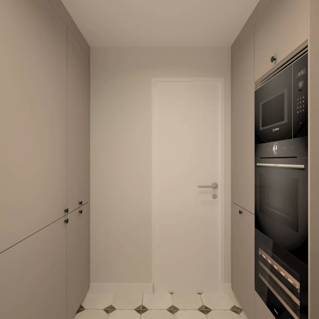 Una cocina moderna y luminosa donde diseño y calma van de la mano