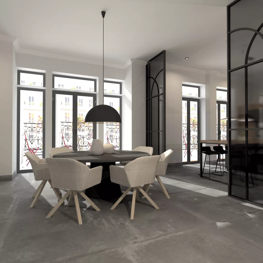 Cocina Santos, Salón y Comedor