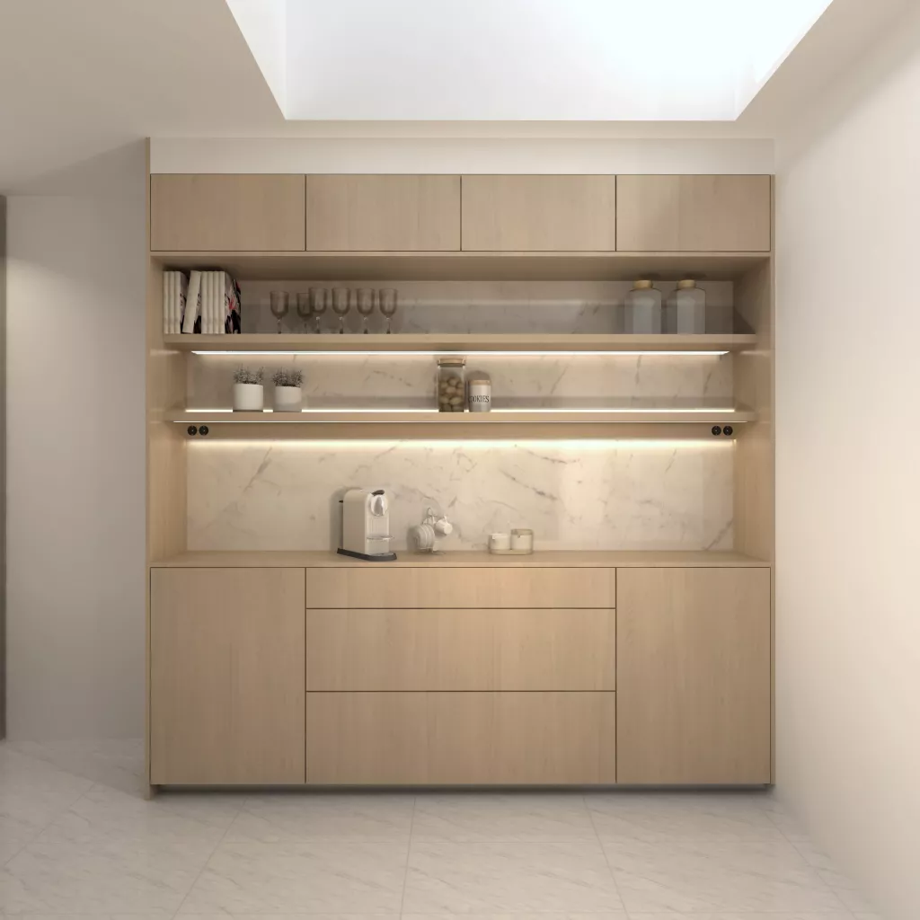 Diseño de cocinas con conexión al salón en Madrid