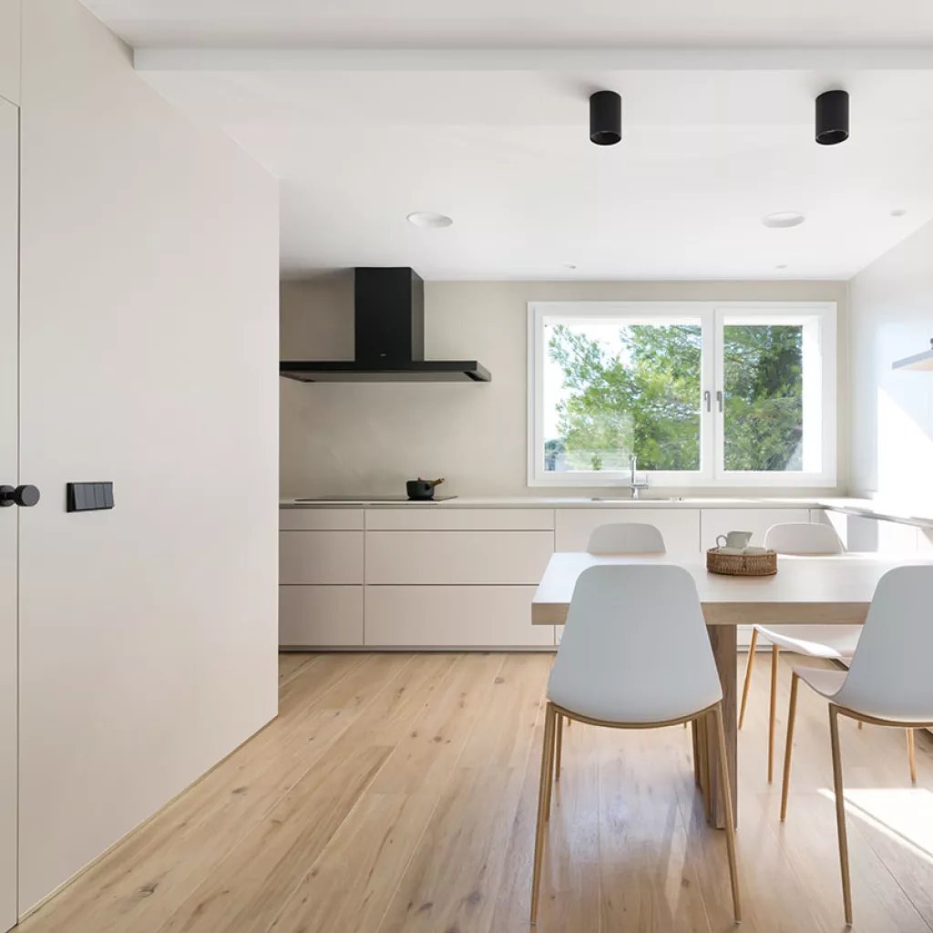 Cocina Santos Cashmere con Mesado