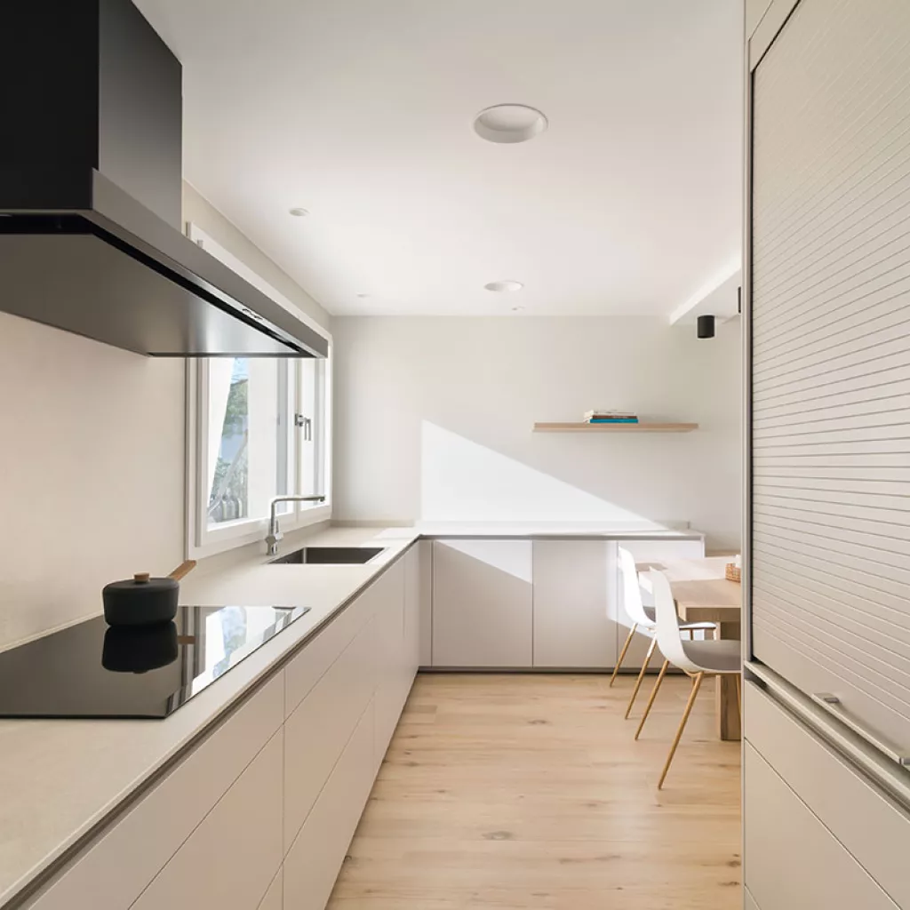 Cocina Santos Cashmere con Mesado